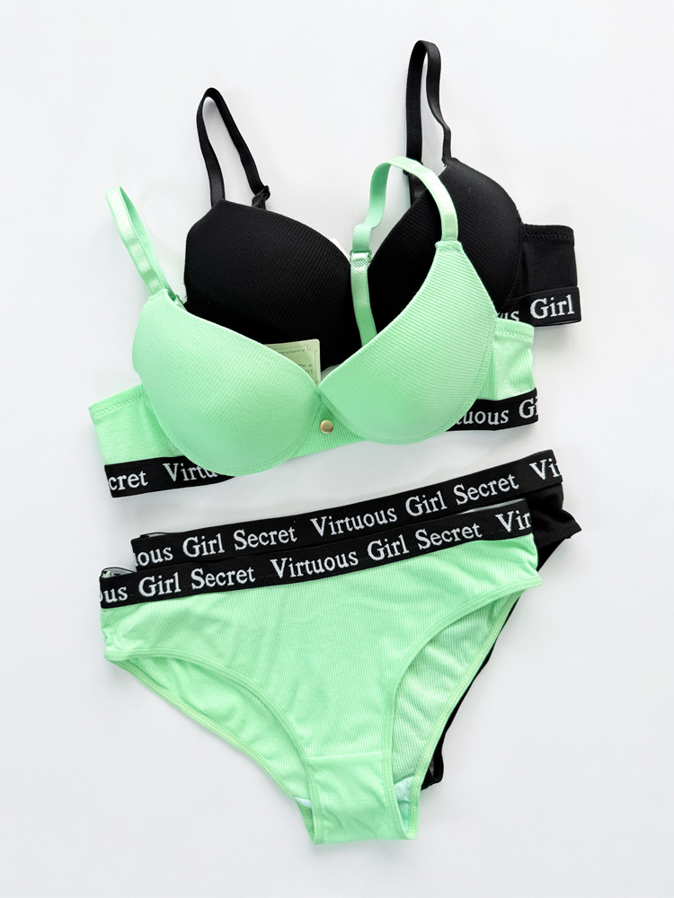 ست شورت و سوتین فنر دار کبریتی اسپورت Girl secret virtuous