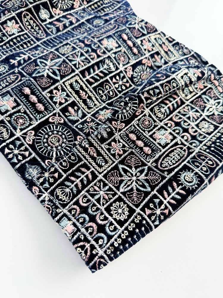 کراپ تاپ مجلسی دکلته فنر دار سوزن دوزی پشت باز بندی