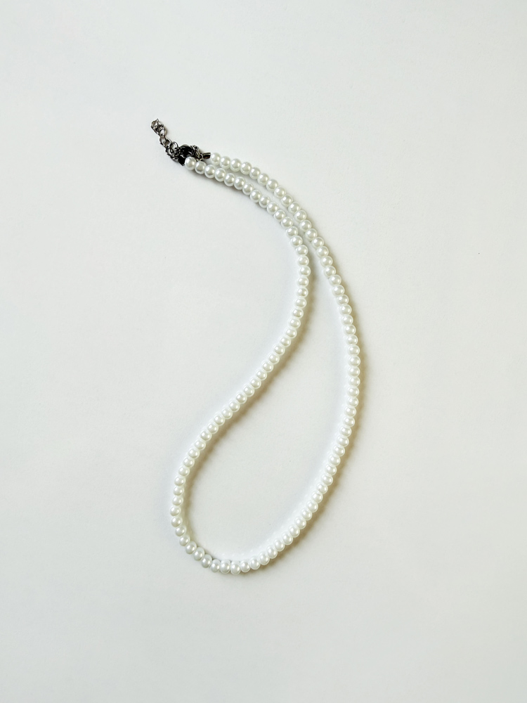 گردنبند مرواریدی ساده