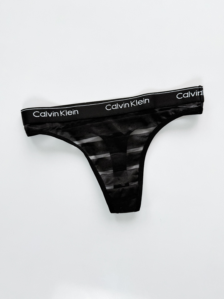 شورت بکلس زنانه گیپور طرح خط گلدار کمر نوشته Calvin klein