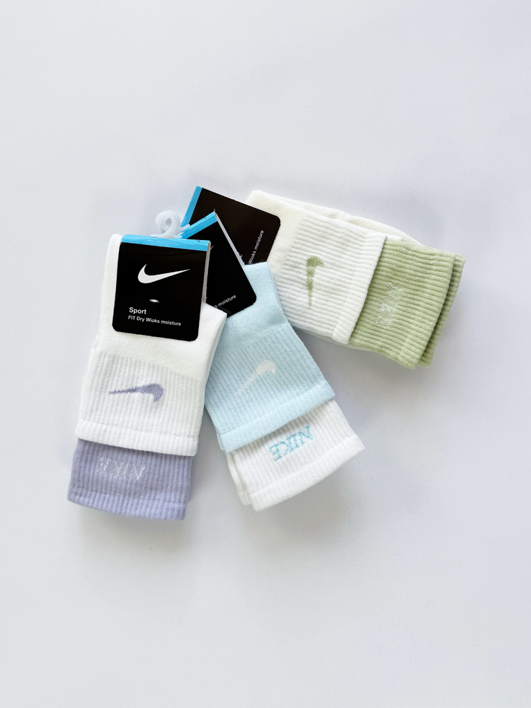 جوراب ساقدار زنانه نخ پنبه دو کش نایکی Nike