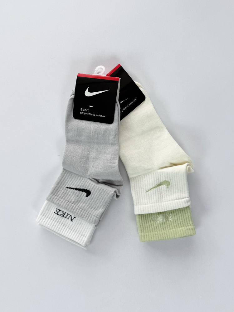 جوراب نیم ساق زنانه نخ پنبه دوکش نایک Nike