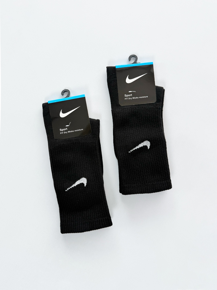 جوراب ساقدار زنانه نخ پنبه مشکی نایکی Nike