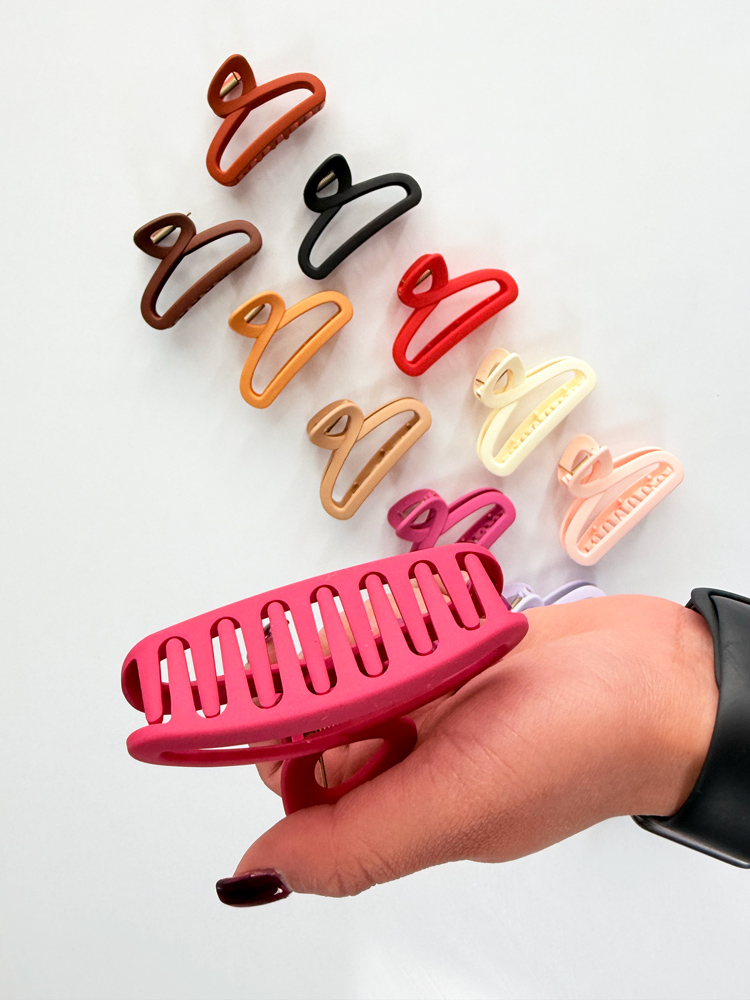 کلیپس مو شمعی مدل خمیده