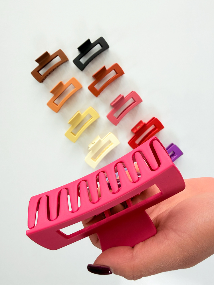 کلیپس مو شمعی مستطیل