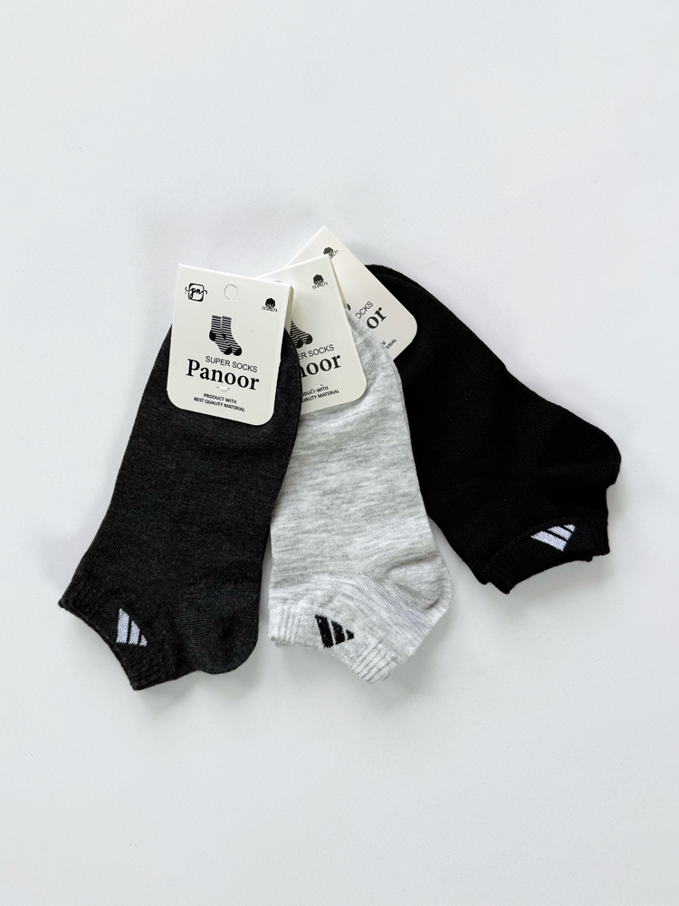 جوراب مچی زنانه نخ پنبه طرح آدیداس Adidas