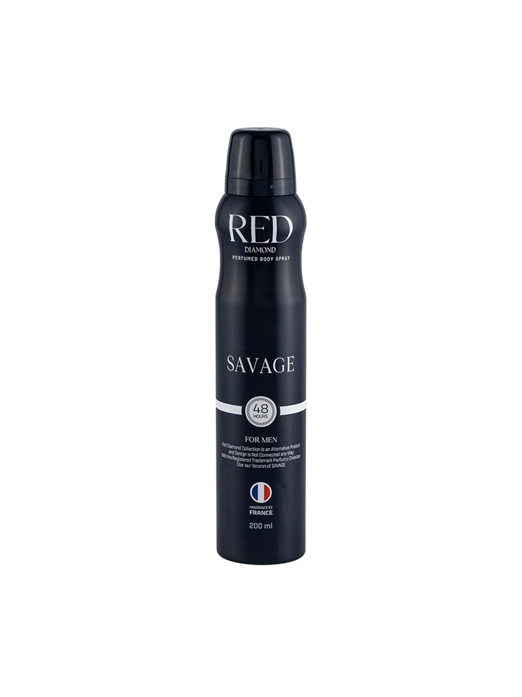 اسپری خوشبو کننده بدن مردانه ساواج Savage رد دایموند Red diamond