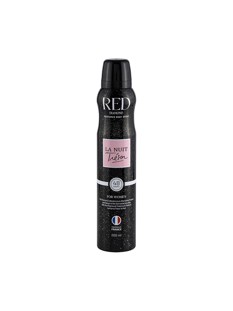 اسپری خوشبو کننده بدن زنانه لانویت ترزور La Nuit Tresor رد دایموند Red diamond