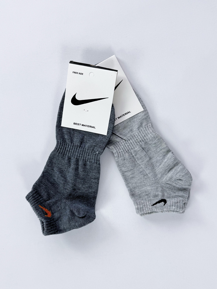 جوراب مچی مردانه وسط کش نخ پنبه طرح نایکی Nike