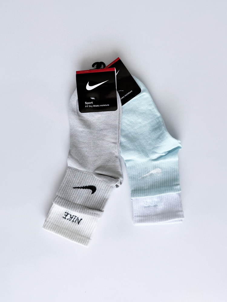 جوراب نیم ساق زنانه نخ پنبه دوکش نایک Nike