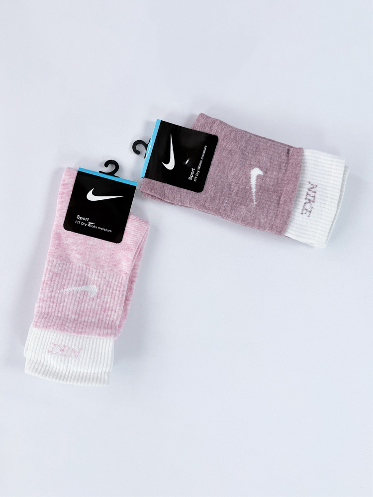 جوراب ساقدار زنانه نخ پنبه دو کش نایکی Nike
