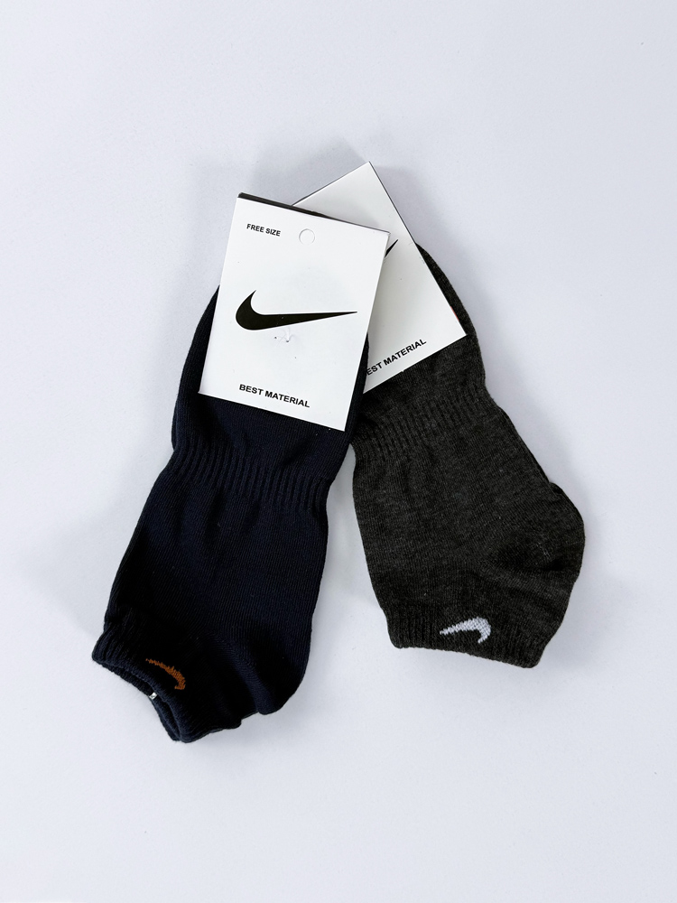 جوراب مچی مردانه وسط کش نخ پنبه طرح نایکی Nike