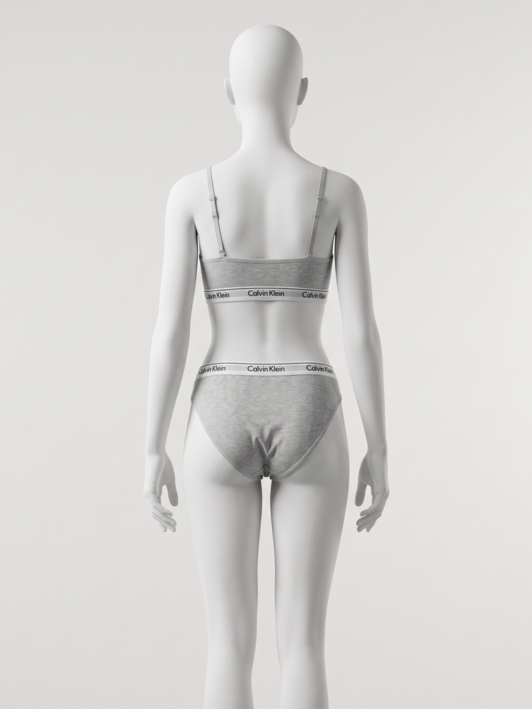 ست شورت و سوتین دخترانه پوش آپ دار کبریتی نوشته کلوین کلاین Calvin klein فیتن Fitan
