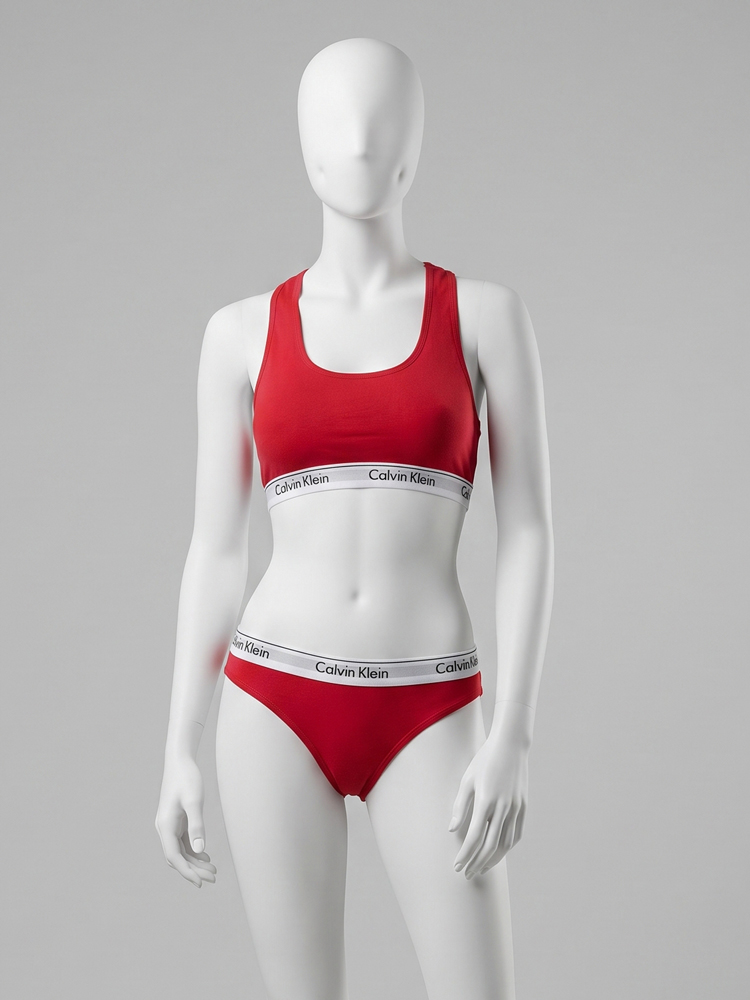 ست نیمتنه کاپدار و شورت اسلیپ نخ پنبه کلوین کلاین Calvin Klein