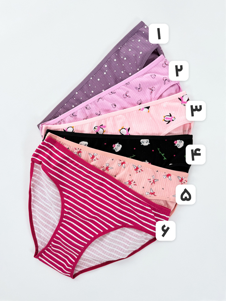 شورت اسلیپ زنانه کبریتی طرحدار سایز 3XL میسپل Misspel