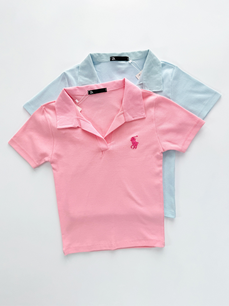 تیشرت کبریتی یقه انگلیسی طرح پولو Polo