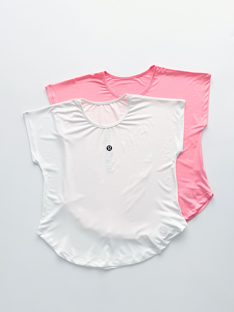 تیشرت ورزشی زنانه فلامنت یقه گرد Lululemon