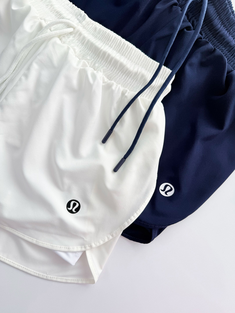 شورتک ورزشی زنانه آیرو کشاله ران دار بغل جیب لولولمن lululemon