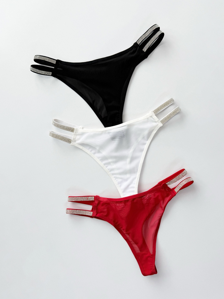 شورت بکلس زنانه گیپور بند دوبل نگین دار