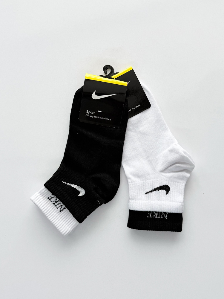 جوراب نیم ساق زنانه نخ پنبه دوکش نایک Nike