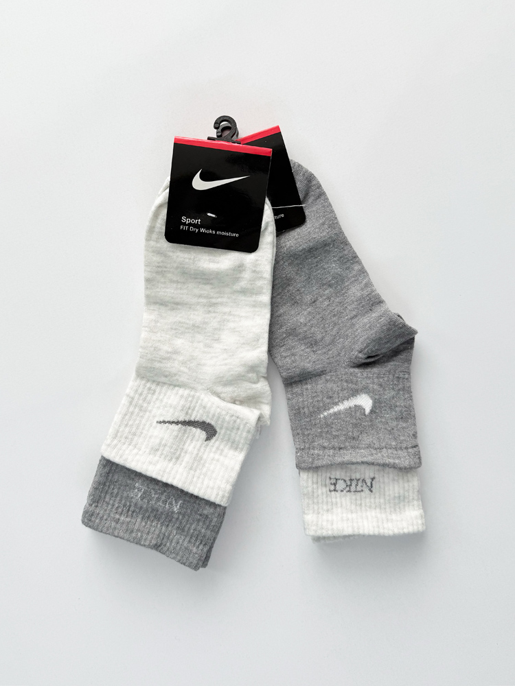 جوراب نیم ساق زنانه نخ پنبه دوکش نایک Nike