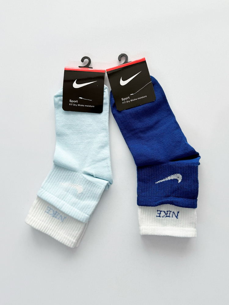 جوراب نیم ساق زنانه نخ پنبه دوکش نایک Nike