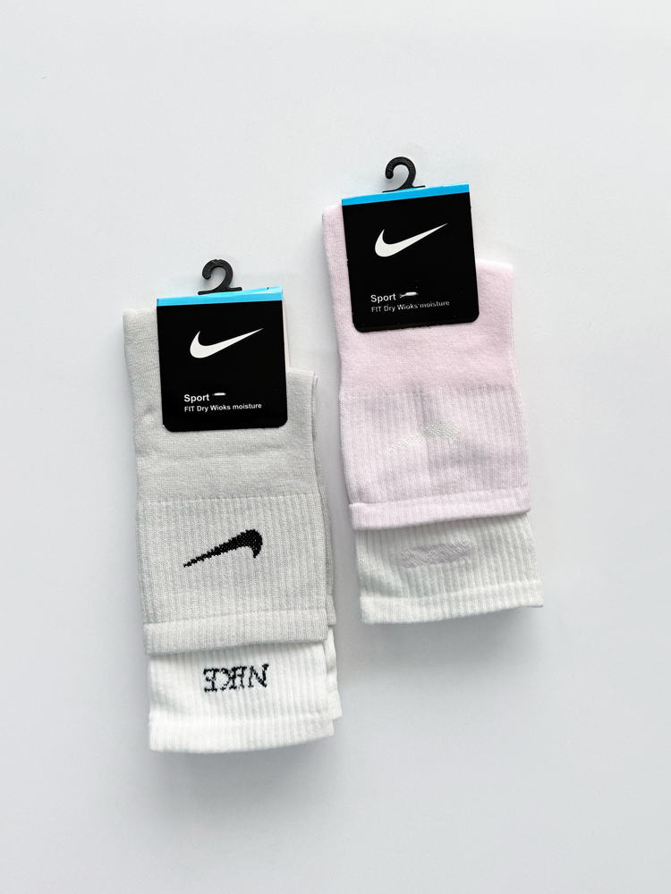 جوراب ساقدار زنانه نخ پنبه دو کش نایکی Nike