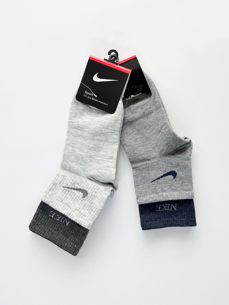 جوراب نیم ساق زنانه نخ پنبه دوکش نایک Nike
