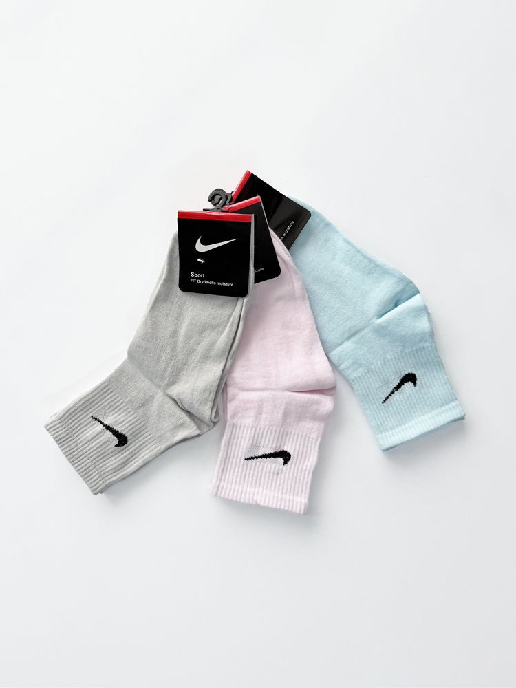 جوراب نیم ساق زنانه نخ پنبه نایکی Nike